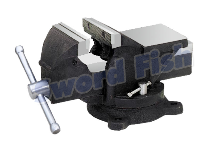Pipe Jaw Bench Vise Swivel with Anvil